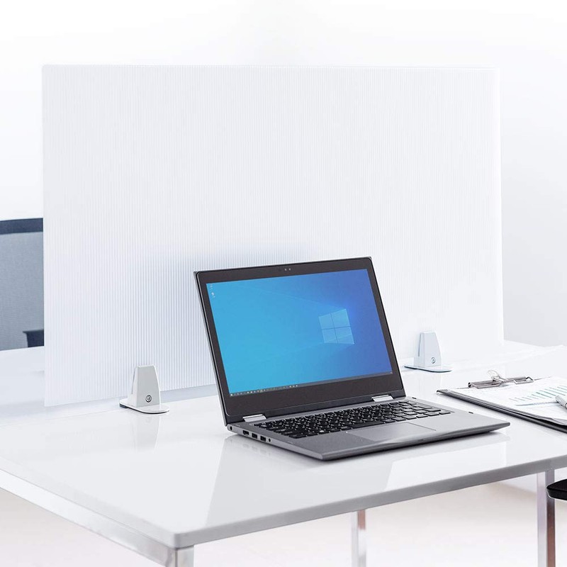 eSupply Partition Stand, 2 Pack, Partition Divider Stand, Desk, Tabletop,