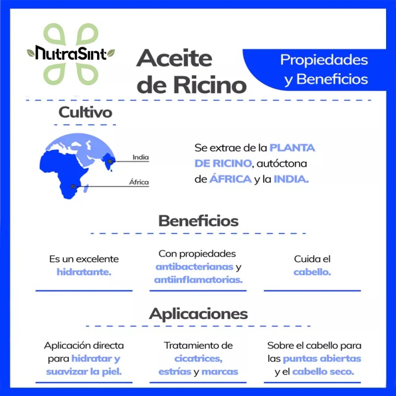 Aceite De Ricino (aceite De Castor) 100% Puro 120 Ml