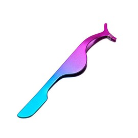 EIAKE False Eyelashes Applicator Tool Eyelash Extension Tweezers Remover Clip Tweezers Nipper (Two Tone Color)