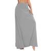 EXCHIC Women's Bohemian Style Print/Solid Elastic Waist Long Maxi Skirt