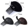 Black Puff Hair Head Cushion Volume Clips Fluffy Pad Sponge