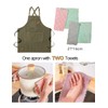 crazy bean BBQ Apron for Men Women Adjustable Work Apron