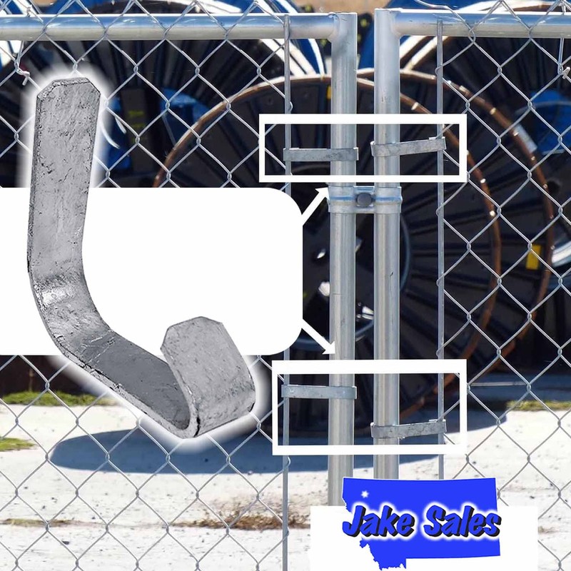 GATE Clip: 1-3/8" Chain Link Fence Gate Clip/Kennel Panel Clip