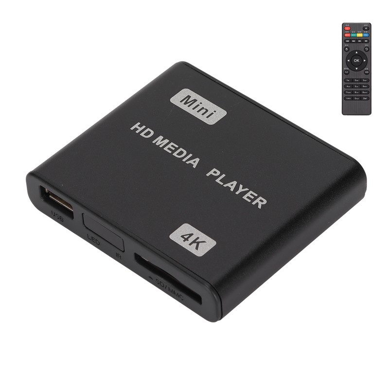 4K HD Media Player Mini Streaming Media Player with Remote