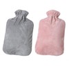 Rabbit fur insulating water pouch instead of hot pack, poultice pouch, insulating pack, poultice pack HS Gray 2000ml 2ea