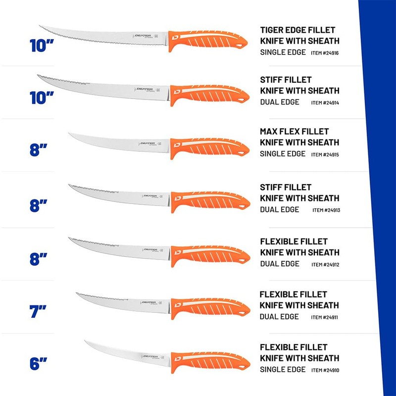 Dexter Outdoors Dextreme Dual Edge 8" Flexible Fillet Knife |
