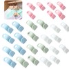 GWAWG Clothes Hanger Fastening 40 Pieces Plastic Fashion Stackable Fastening