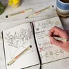 GETHPEN Micro Fineliner Set, 6 Pack Black Micro Fine Point