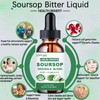Soursop Graviola Liquid Drops, Organic Soursop Leave Extract w/Sea Moss,