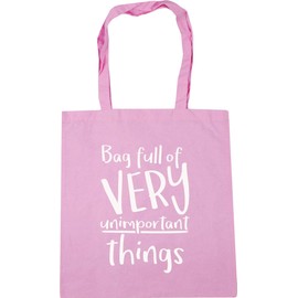 Hippowarehouse Bag full of very unimportant things Tote Shopping Gym Beach Bag 42cm x38cm, 10 litres