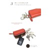Vermani Tochigi Leather Smart Key Case, blue (dark)