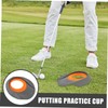 Totority 2pcs Golf Putting Disc Cup Putting Trainer Indoor Putting