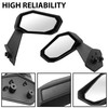 SAUTVS Folding Front Door Rear View Side Mirrors for Maverick