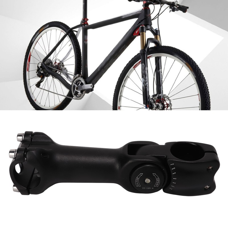 Bicycle Stem Adjustable 60 Riser 130mm 25.4mm Handlebar Stem for