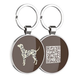 DISONTAG QR Code Hundemarke ID 41 Hunderassen Personalisierte Soziale Online Seite-Kostenlos Online Haustier Profil-Modifizierbar-Kontrolle der Privatsphäre-Keine APP Erforderlich