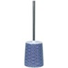 MSV 'Bento 143657 Toilet Brush Set, Ceramic Blue/White, 30 x