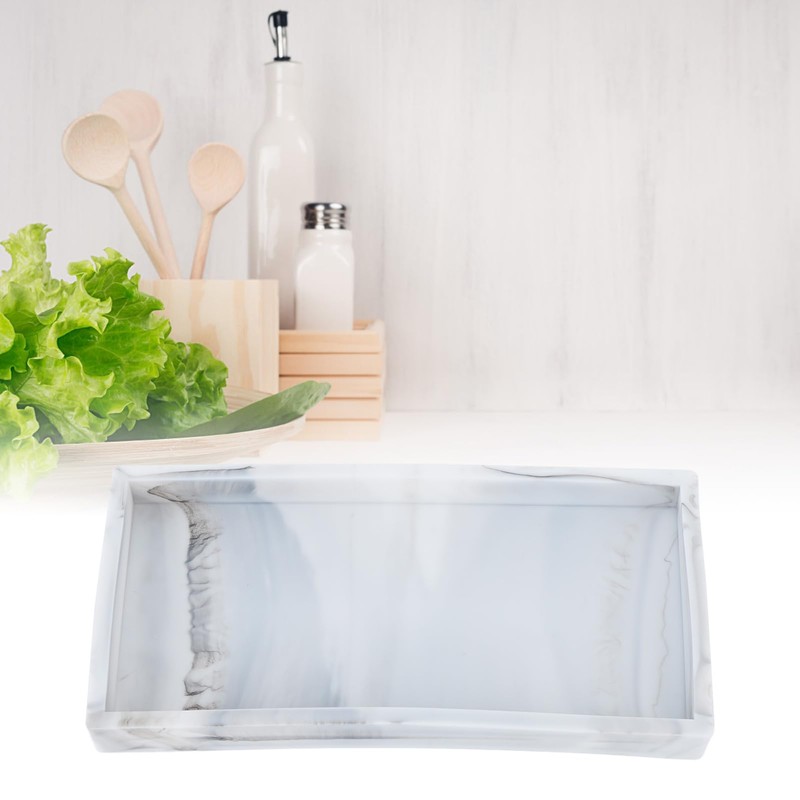 Bandeja de Baño para Mostrador, Bandeja de Tocador de Silicona
