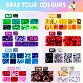 ZENMAG Friendship Bracelet Making Kit - 56 Colors Pony Beads for Bracelet Making, Kandi Beads 600 Letter Beads (A-Z) and A Variety of Charms for Jewellery Making, Colourful Plastic Hair Beads