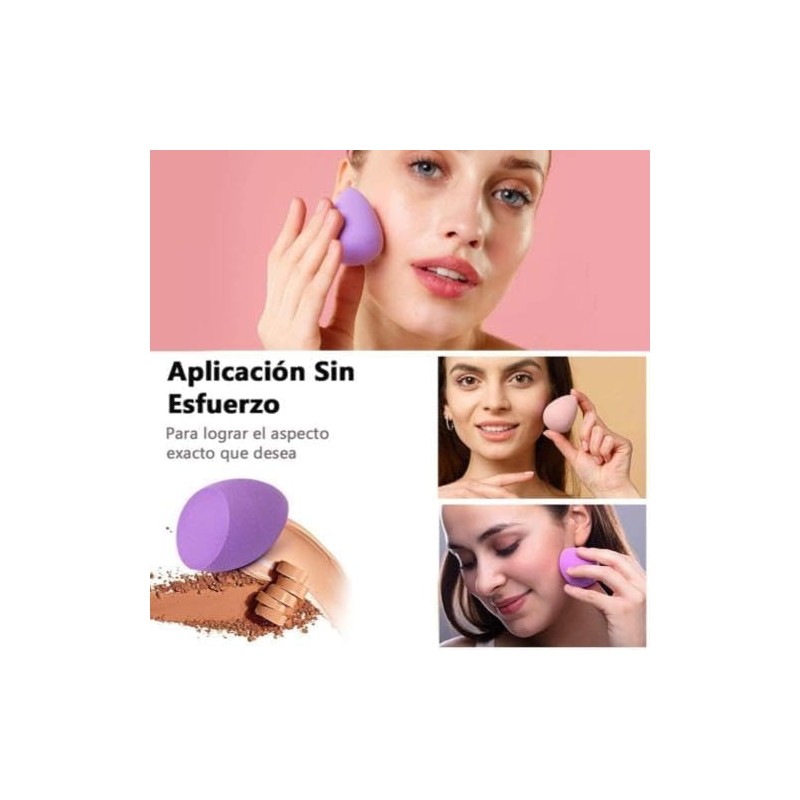 dannad beauty Set de Esponjas para Maquillaje, Beauty Blenders y