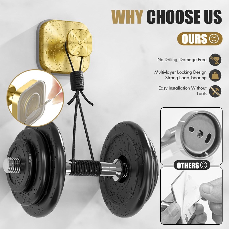 BKV Suction Cup Hooks for Shower,Heavy Duty Shower Hooks for