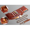 MATADOR® Leather Biker Wallet with Chain TÜV Tested RFID Protection,
