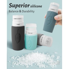 Leak-Proof Travel Bottles by Lesnorry: Secure & Durable Silicone Containers for Every Trip, Urban Echoes