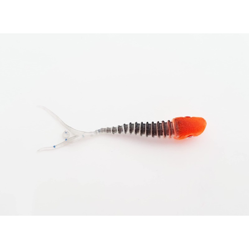 FISHIN ADDICT Micro NANO-FRY split tail fishing lures 1.5'' (38mm)