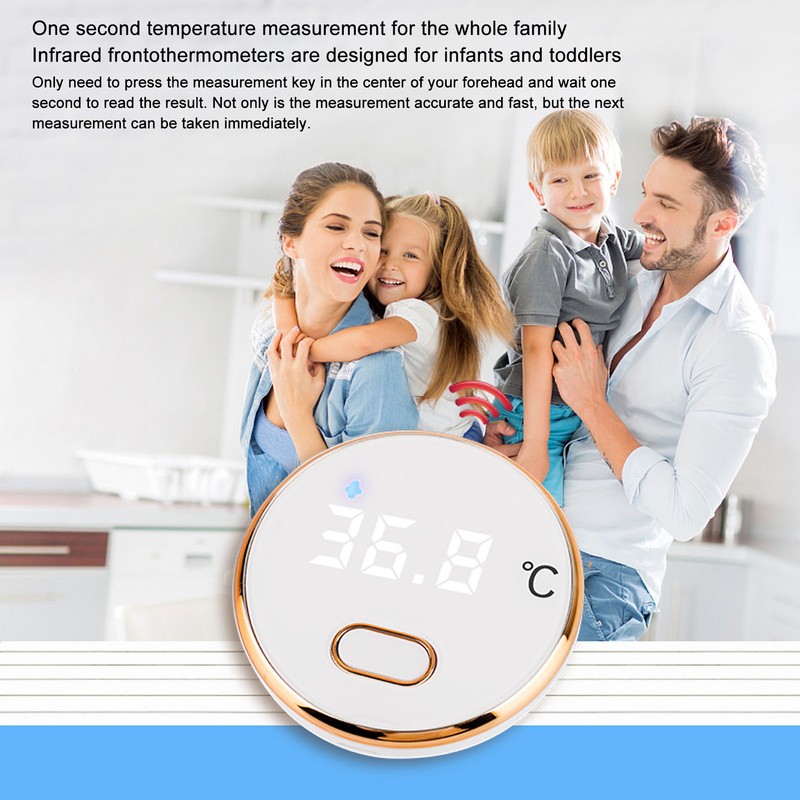 Digital Thermometer with LED Display 300mAh Non Contact Accurate Infrared