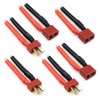 3 Pairs T Plug Connector Female and Male Deans with