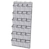 Over The Door Shoe Organizer,24 Large Mesh Pockets,Door Hangering Shoe