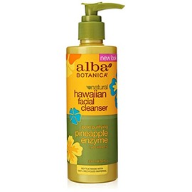 Alba Botanica Hawaiian Enzyme Face Cleanser, Pineapple, 8 oz