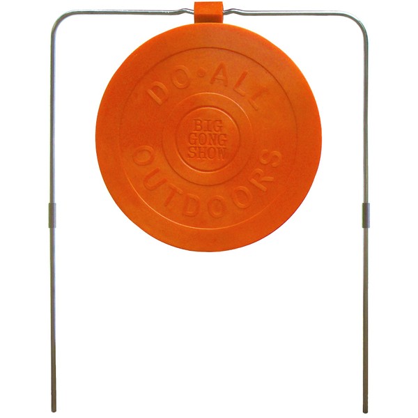 Do-All Outdoors Big Gong Show 9" Self-Healing Shooting Target Rated for .22-.50 Caliber , Red