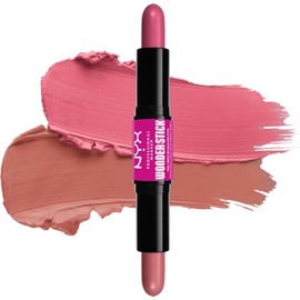 NYX Professional Makeup, Wonder Stick Blush, Rubor en barra, Light Peach + Baby Pink