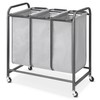 Whitmor Triple Laundry Sorter - 3 Removable Bags with Easy-Grip
