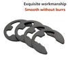 Ctyjia Pack of 100 E Clip Retaining Rings 5.0 mm