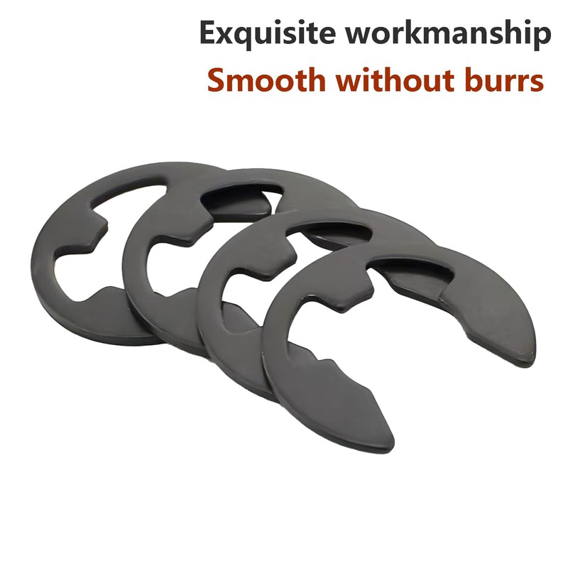 Ctyjia Pack of 100 E Clip Retaining Rings 5.0 mm