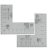 2 Pack Tshirt Ruler Guide for Vinyl Alignment - Adult