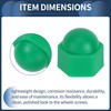 INFINAUTO Wheel Lug Nut Bolt Exterior 19mm Rims Tire Nut