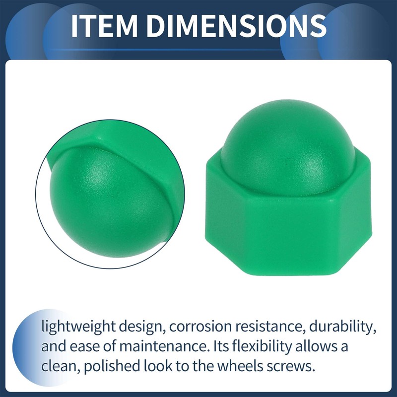 INFINAUTO Wheel Lug Nut Bolt Exterior 19mm Rims Tire Nut