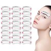 Pack of 24 Eyebrow Shaping Stencils Reusable Eyebrow Grooming Stencil