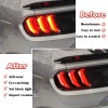 Unbranded ABS Car Tail Light Lamp Cover Guard Trim Frame