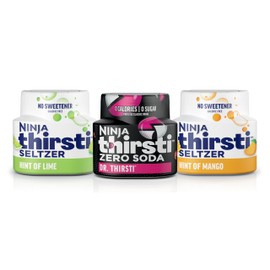 Ninja Thirsti™ Dirty Soda x Taylor Frankie Paul Flavor Variety Pack, ZERO SODA, Classic Soda Flavors, Sparkling or Still, Zero Calories, Zero Sugar, Makes 17, 12oz drinks, 3 Pack, WCFTAYFP