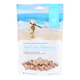 UD_Caledon Farms Freeze-Dried Beef Liver Bites 4-5.3 oz Case Protein-Rich Dog Treat with Chicken and Vegetable Flavors