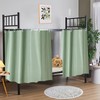 zhidiloveyou Blackout Bottom Bunk Bed Curtains Thickened Privacy Curtain