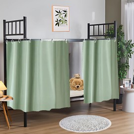 zhidiloveyou Blackout Bottom Bunk Bed Curtains Thickened Privacy Curtain