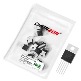 Chanzon LM2576T-ADJ TO-220-5 Adjustable Step-Down Voltage Regulator Transistor (Pack of 10pcs)