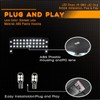 ZDEERAOTO ZDEEROTO Interior LED Light Kit - 6000K Super Bright