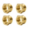 COSBERY Brass Reducer 1/2 to 1/4 Inch, Pack of 4
