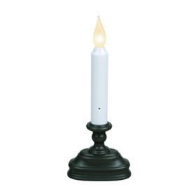 Xodus Innovations FPC1320A Battery Operated 9 inch Window Candle with Tilt to Change Flame Color and Dusk to Dawn Light Sensor Timer, Black/Antique Bronze