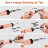 SREMTCH Soldering Iron Set, 80 W Soldering Iron with LCD
